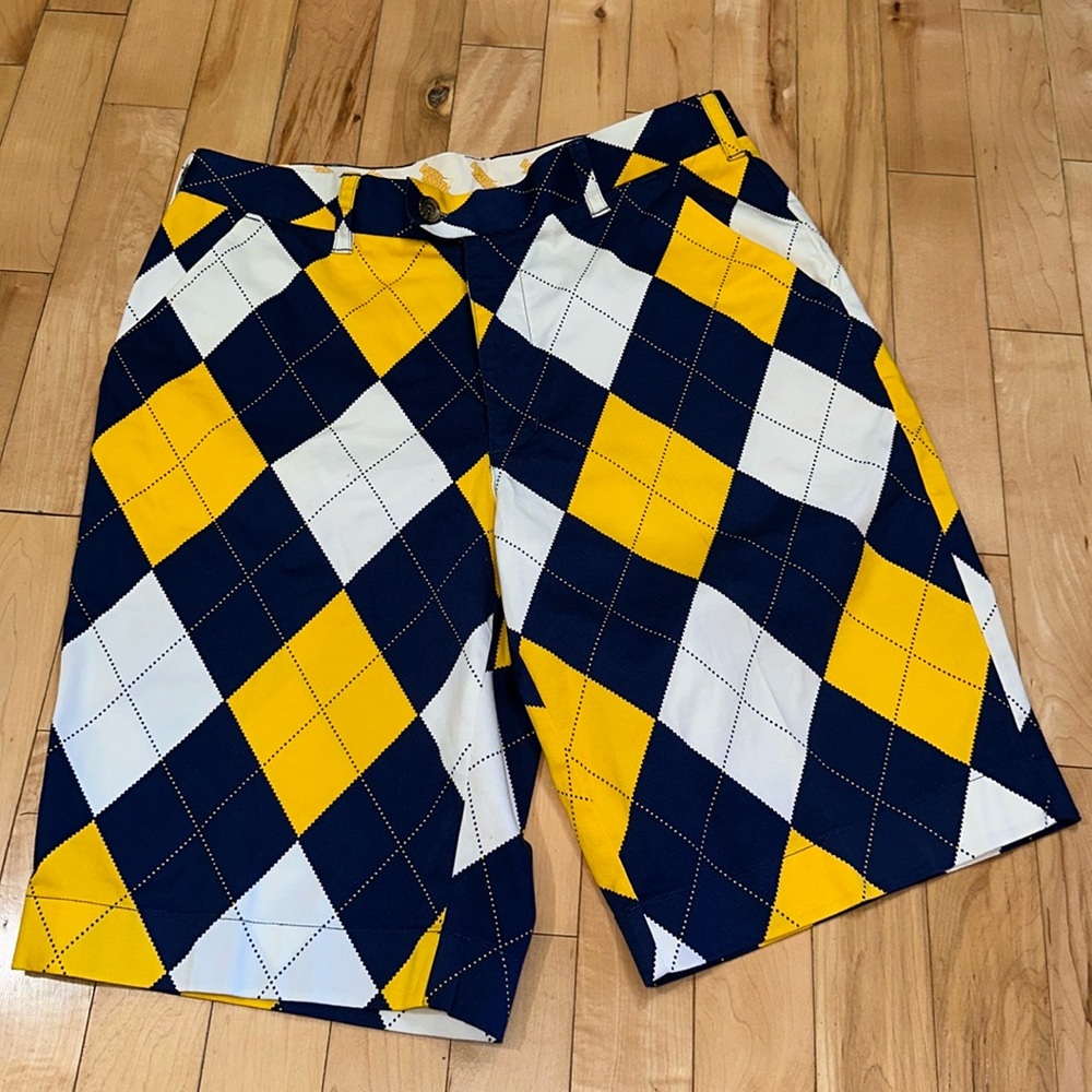 LoudMouth Argyle Golf Shorts